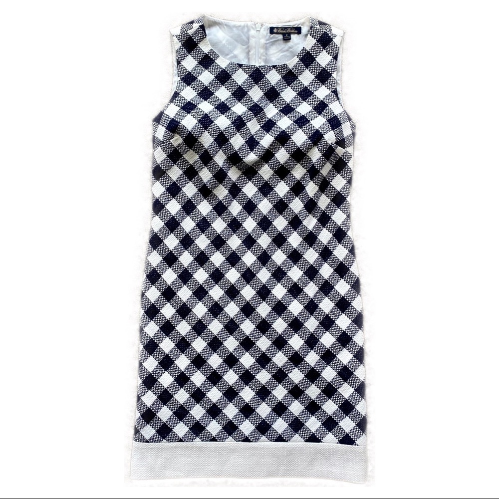 Brooks Brothers | Navy Buffalo Check Dress Sz 2